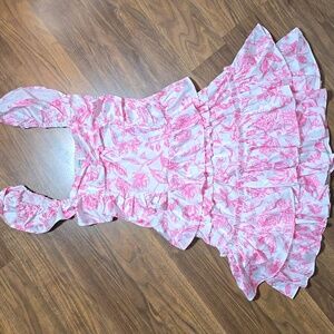 Cake For Dinner Floral Tank And Skirt Ruffled Set